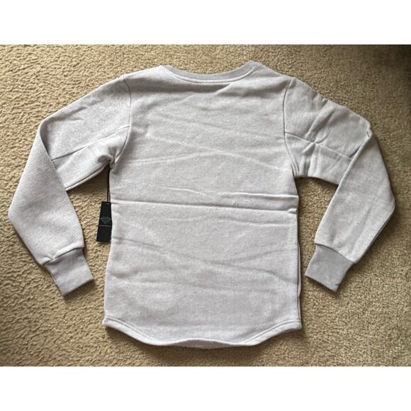 Diamond Supply Co Sweatshirt Mens Small Gray Red Spellout Streetwear Casual - Picture 2 of 7